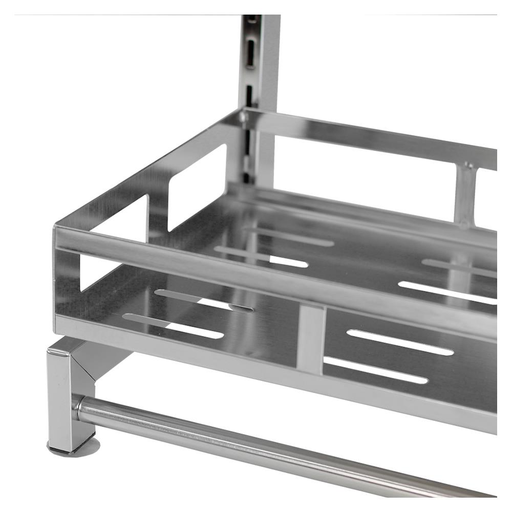 ชั้นวางเครื่องปรุงสเตนเลส 2 ชั้น HOMEST