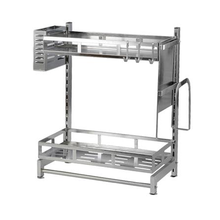 ชั้นวางเครื่องปรุงสเตนเลส 2 ชั้น HOMEST_0