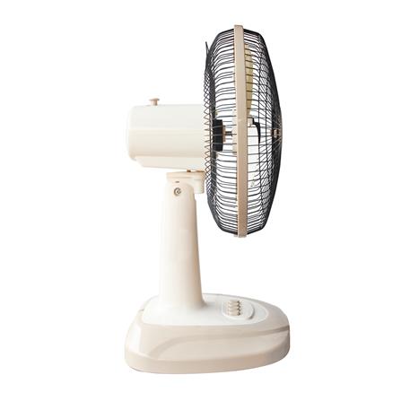 พัดลมตั้งโต๊ะ 12 นิ้ว M-TECH DF-8122 NEW สีครีม_1