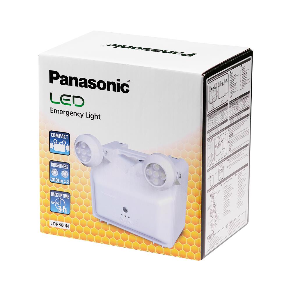 ไฟฉุกเฉิน LED สำรองไฟ 3 ชั่วโมง COOL WHITE PANASONIC รุ่น LDR300N