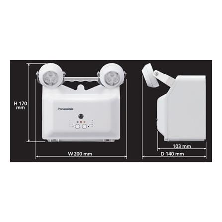 ไฟฉุกเฉิน LED สำรองไฟ 3 ชั่วโมง COOL WHITE PANASONIC รุ่น LDR300N_2