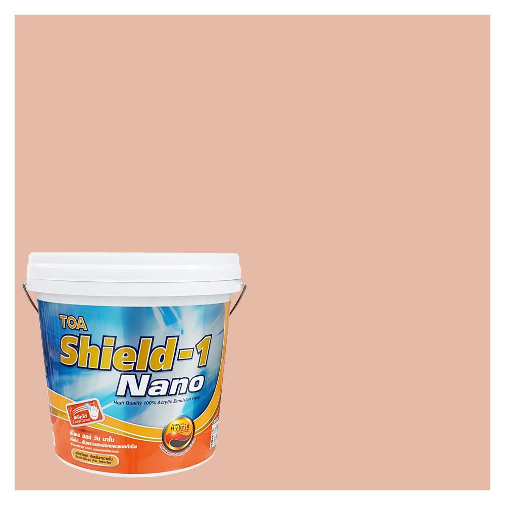 สีน้ำทาภายใน TOA SHIELD-1 NANO #8618 สี WASAGA BEACH กึ่งเงา 2.5 แกลลอน