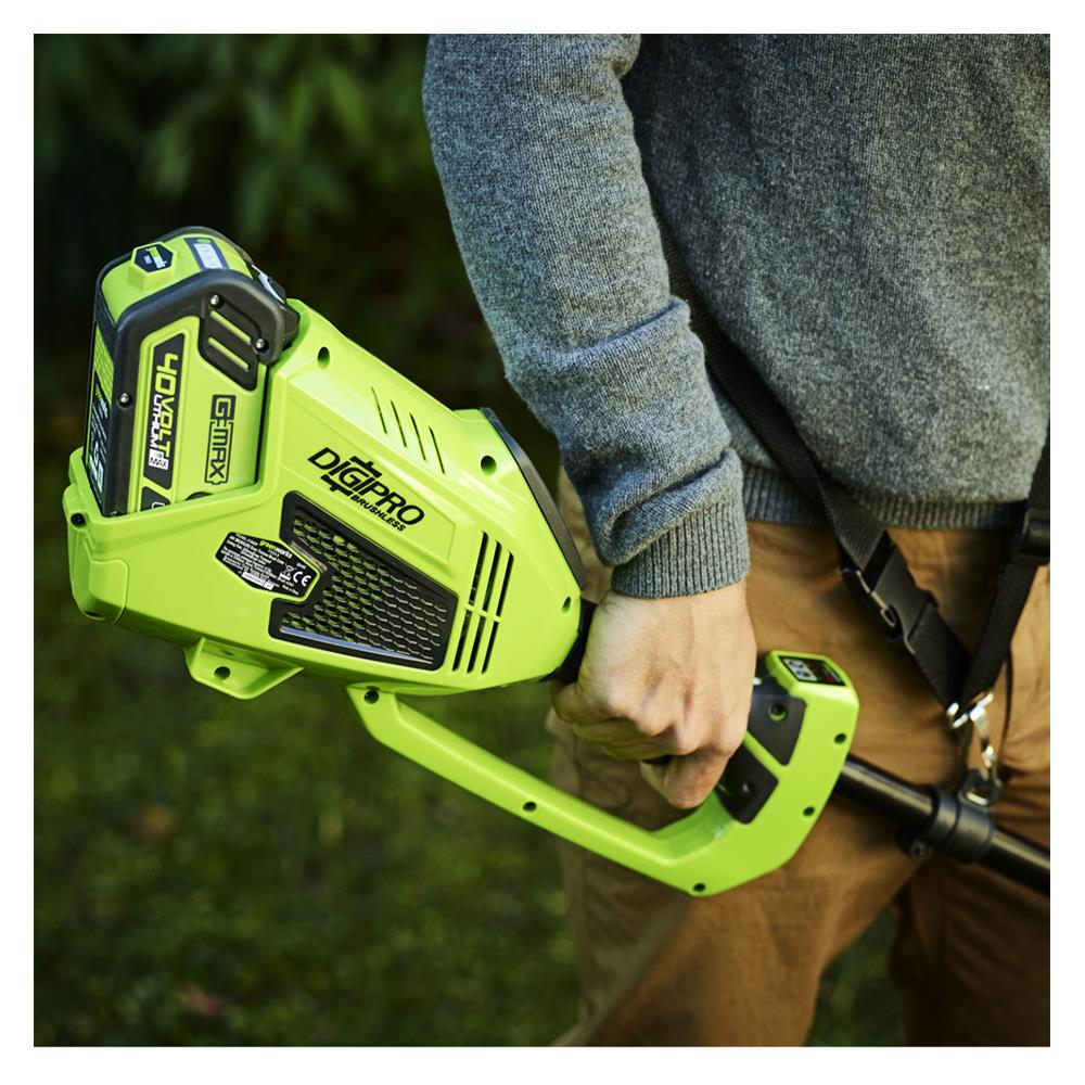 เครื่องตัดหญ้าไร้สาย (พร้อมแบตเตอรี่) GREENWORKS GWS0021 40 โวลต์