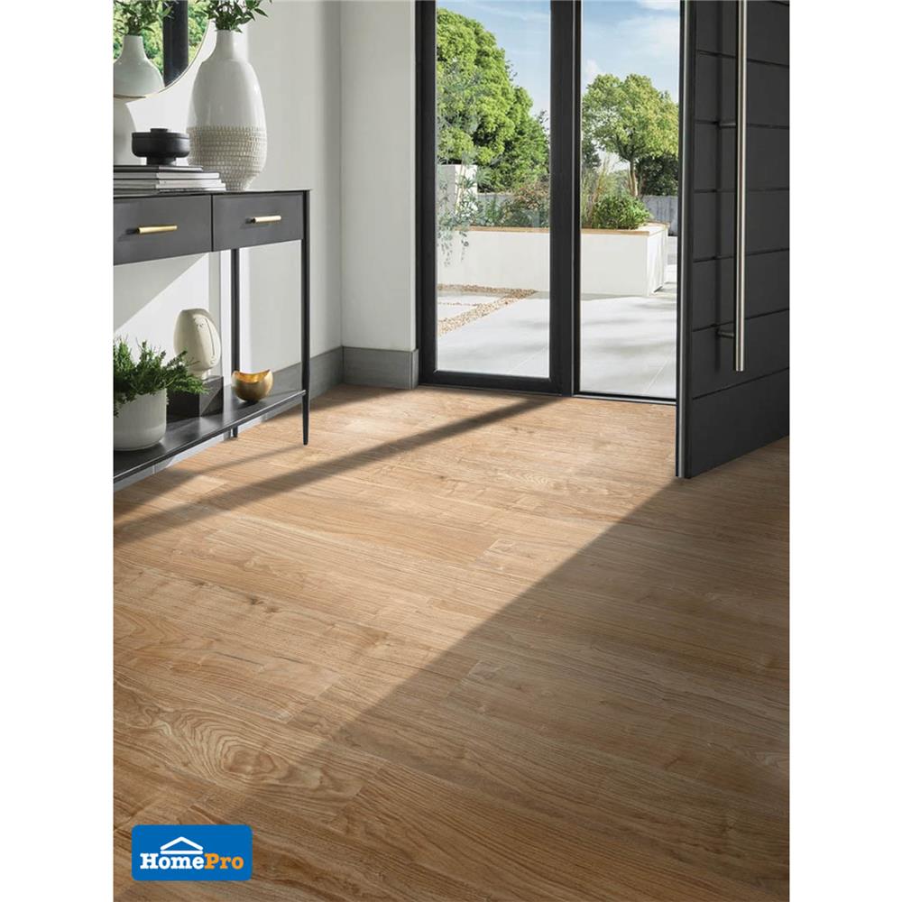 กระเบื้องพื้นพอร์ซเลน 20x120 ซม. COTTO ฟอร์เรสวอลนัท เบจ (HYG)