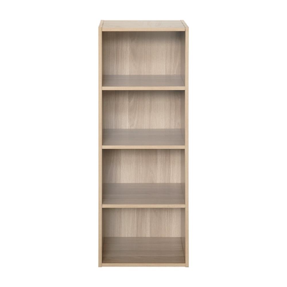 ตู้เตี้ยบานโล่ง 4 ช่อง FURDINI FINN 40 ซม. สีไวท์โอ๊ค
