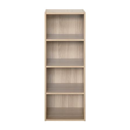 ตู้เตี้ยบานโล่ง 4 ช่อง FURDINI FINN 40 ซม. สีไวท์โอ๊ค_1