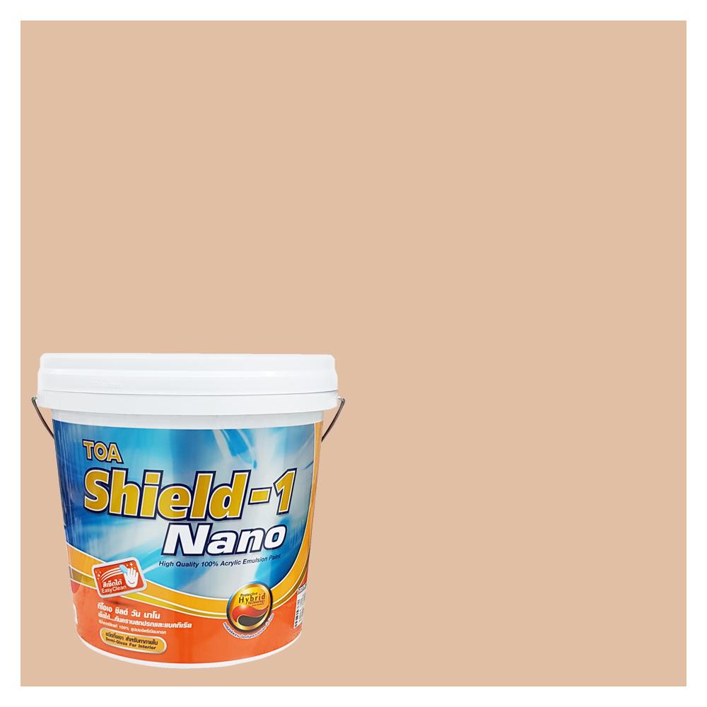 สีน้ำทาภายใน TOA SHIELD-1 NANO #8602 สี FACE OF INNOCENCE กึ่งเงา 2.5 แกลลอน