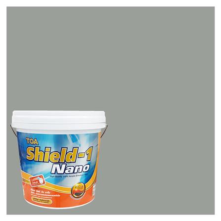 สีน้ำทาภายใน TOA SHIELD-1 NANO #8329 สี PUSSY WILLOW กึ่งเงา 2.5 แกลลอน_0