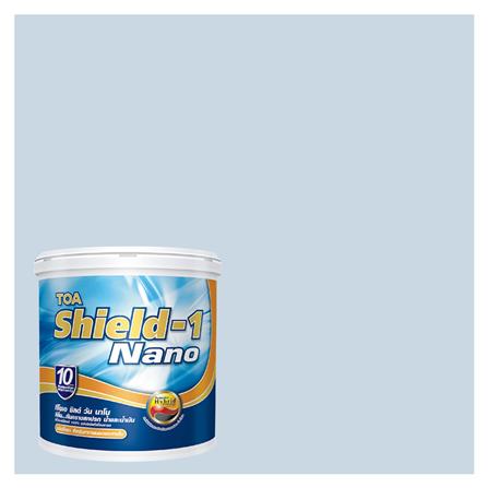 สีน้ำทาภายนอก TOA SHIELD-1 NANO 7307 สี PRECIOUS DEW DROP กึ่งเงา 2.5 แกลลอน_0