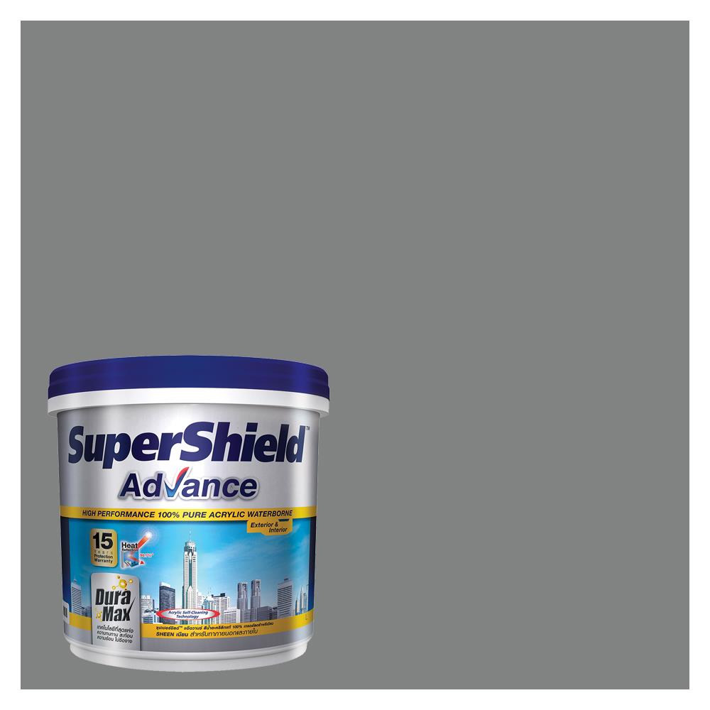 สีน้ำทาภายนอก TOA SUPERSHIELD ADVANCE 8304 สี GREY MATTERS เนียน 9 ลิตร