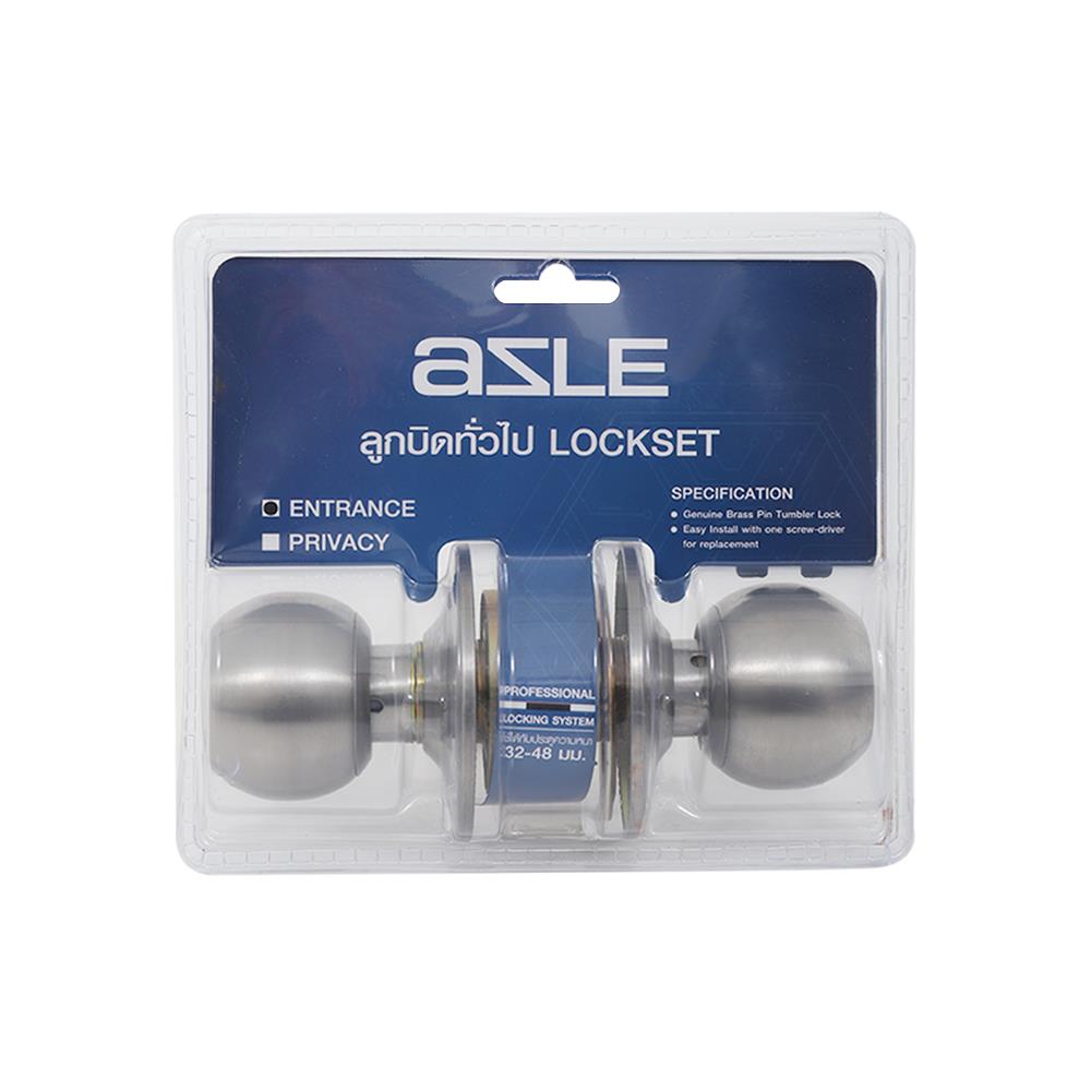 ลูกบิดทั่วไป AZLE MAT053 หัวกลม สีสเตนเลส