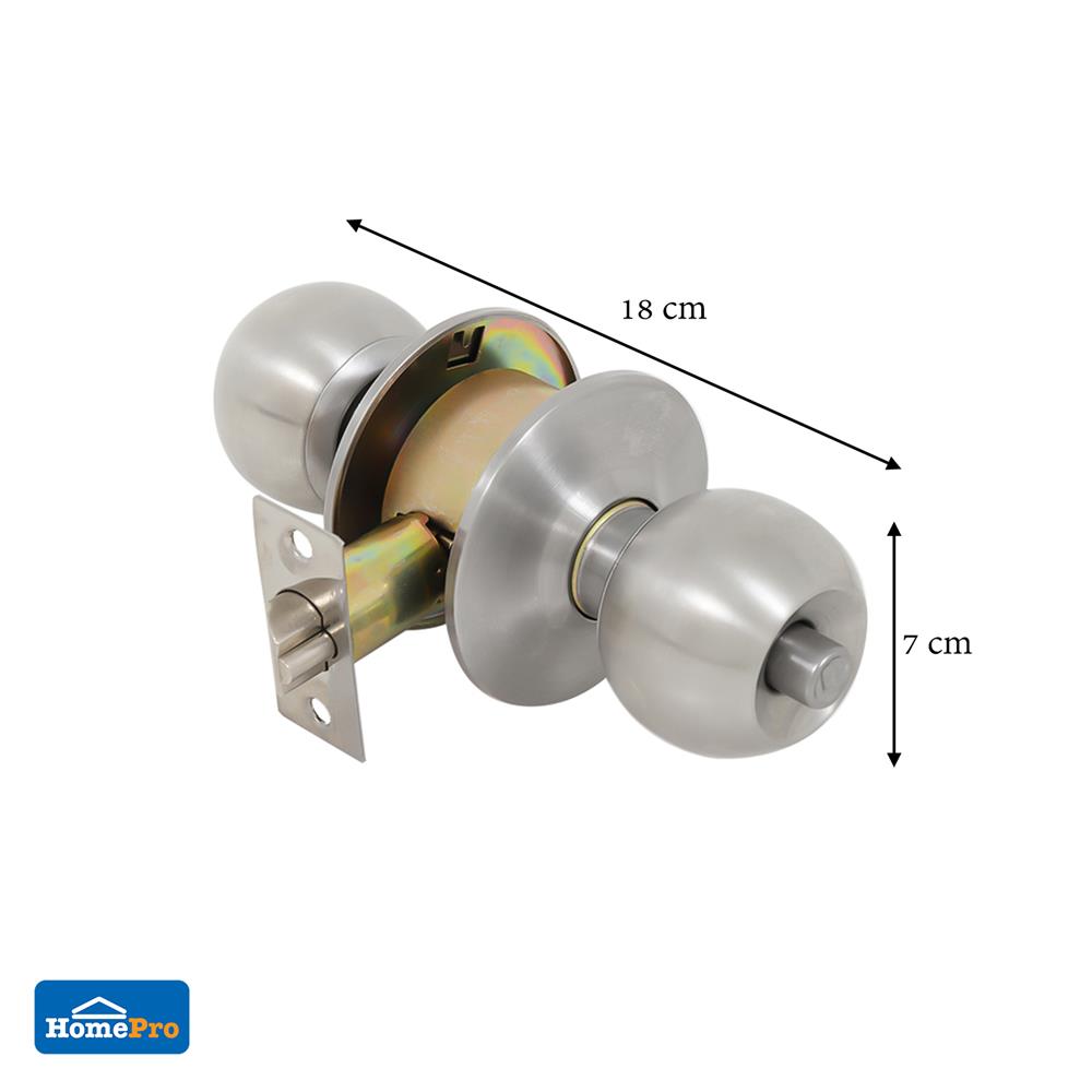 ลูกบิดทั่วไป AZLE MAT053 หัวกลม สีสเตนเลส