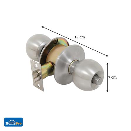 ลูกบิดทั่วไป AZLE MAT053 หัวกลม สีสเตนเลส_6