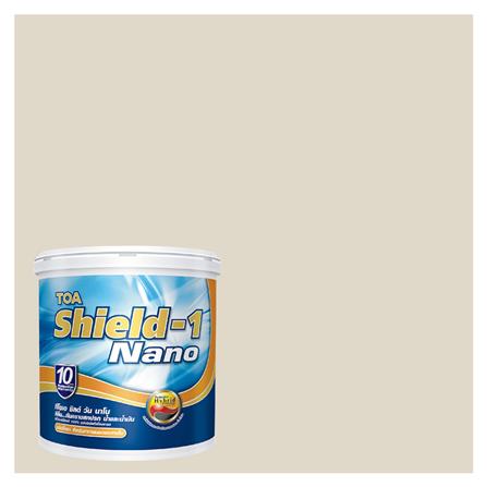สีน้ำทาภายนอก TOA SHIELD-1 NANO 8459 สี TRAVERTINE TRAIL กึ่งเงา 2.5 แกลลอน_0