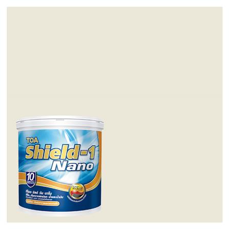 สีน้ำทาภายนอก TOA SHIELD-1 8483 สี CREAMY NATURAL กึ่งเงา 2.5 แกลลอน_0