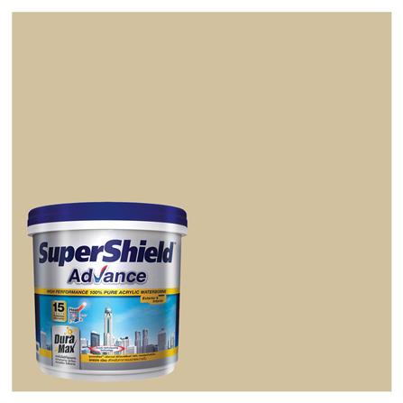 สีน้ำทาภายนอก TOA SUPERSHIELD ADVANCE 8513 สี PALE PORTABELLA เนียน 9 ลิตร_0