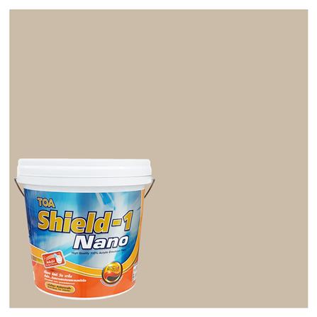สีน้ำทาภายใน TOA SHIELD-1 NANO #8457 สี BAMBOO BEACH กึ่งเงา 2.5 แกลลอน