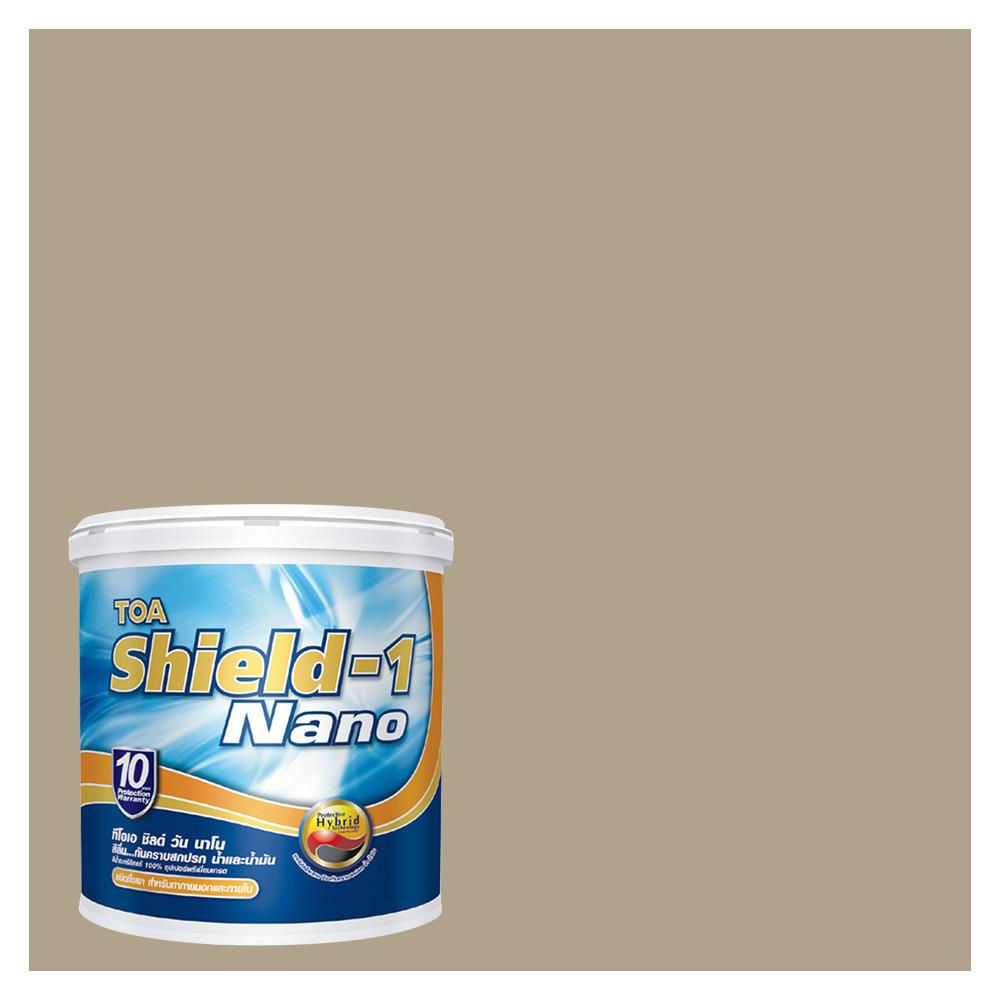 สีน้ำทาภายนอก TOA SHIELD-1 NANO 8496 สี WESTOVER HILLS กึ่งเงา 2.5 แกลลอน