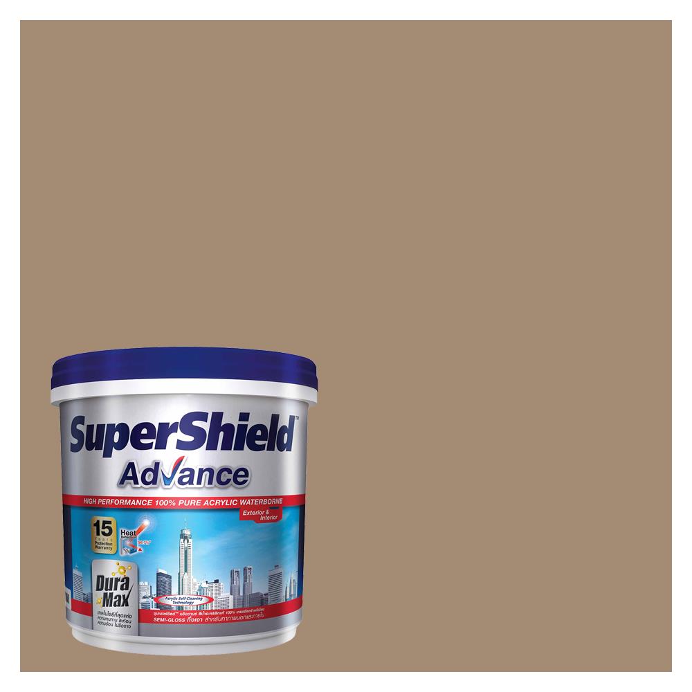 สีน้ำทาภายนอก ชนิดกึ่งเงา TOA SUPERSHIELD ADVANCE 8551 สี POCAHONTAS 9 ลิตร