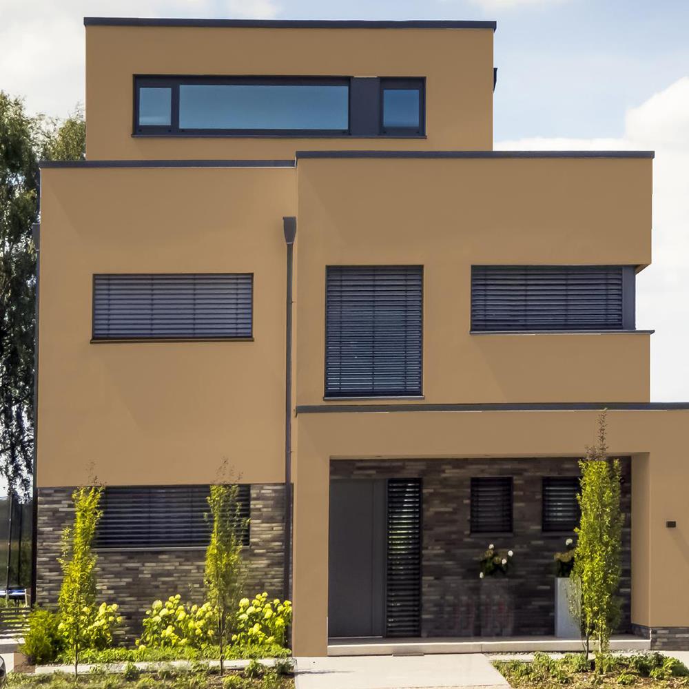 สีน้ำทาภายนอก TOA SHIELD-1 8535 สี TUMBLE TAN กึ่งเงา 2.5 แกลลอน