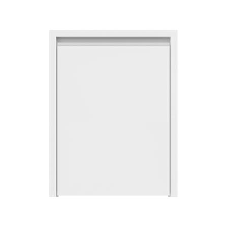 บานถังแก๊สเรียบ JUPITER ACADIA 53x72 ซม. สีขาว