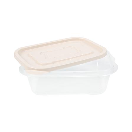 กล่องอาหาร KECH 9001 600 มล. สีเบจ แพ็ก 4 ชิ้น_2