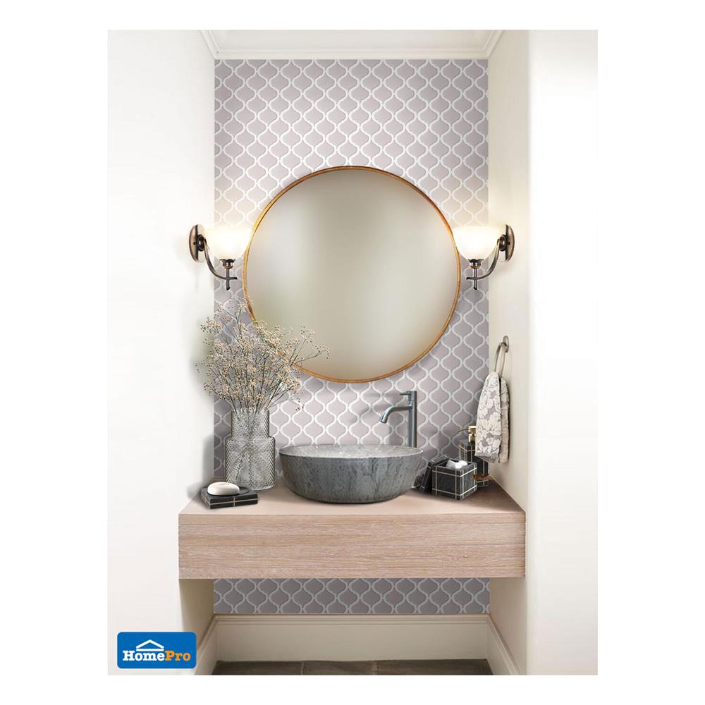 โมเสค 26.8x26 ซม. COTTO แลนเทอร์น ขาว PM