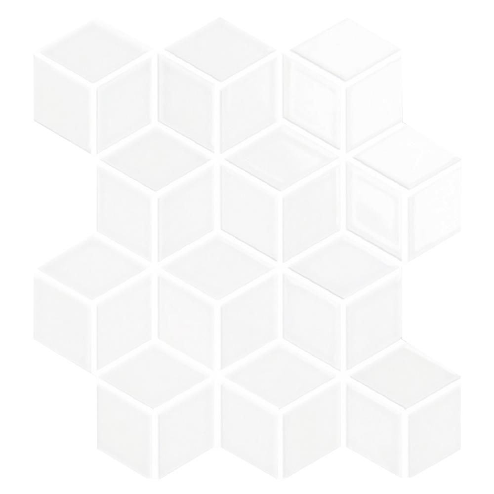 โมเสค 30x30 ซม. COTTO บริกบ็อกซ์ ขาว PM