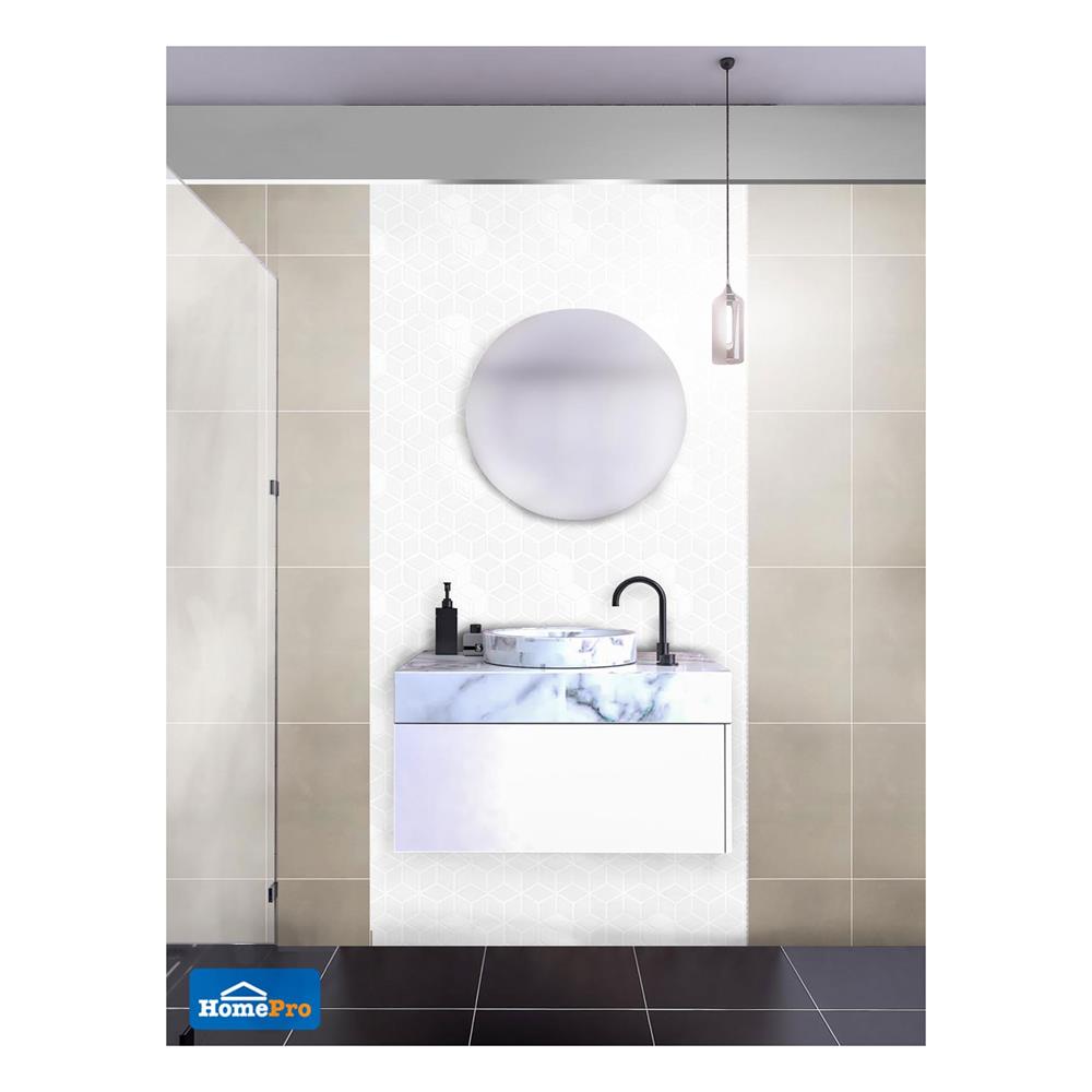 โมเสค 30x30 ซม. COTTO บริกบ็อกซ์ ขาว PM