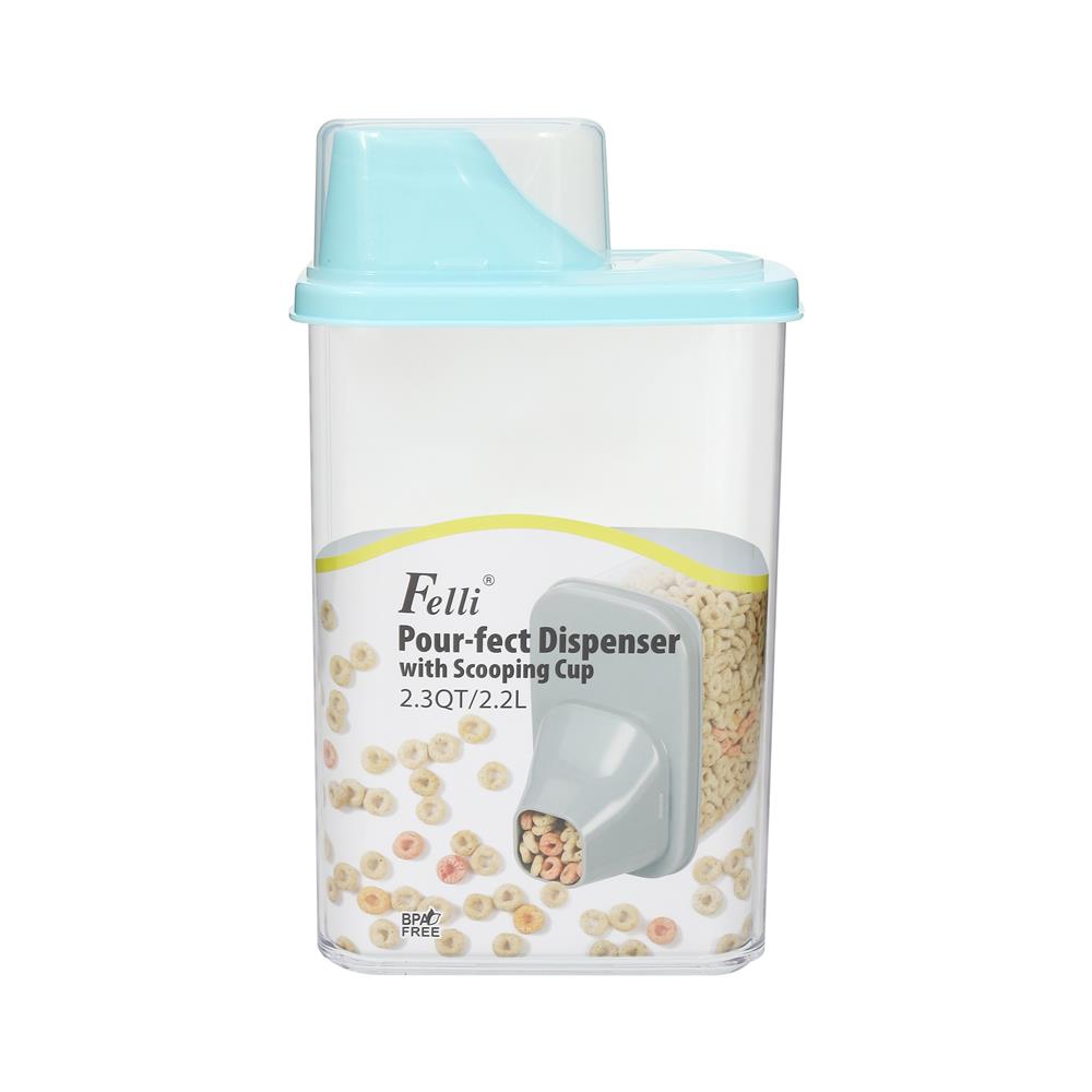 ขวดโหล SAN 2.2L SCOOPING CUP FELLI สีฟ้า