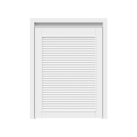 บานถังแก๊สเกล็ดเต็ม JUPITER ACADIA 53x72 ซม. สีขาว