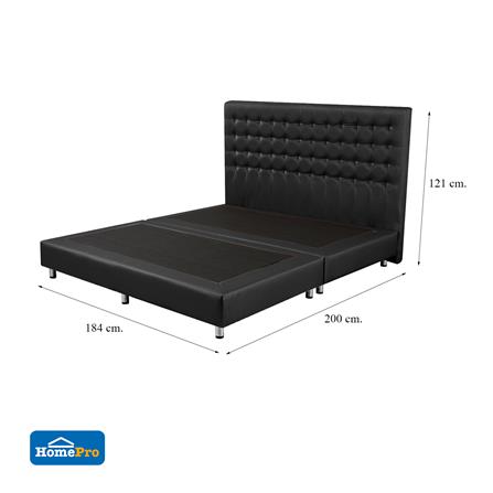 ฐานรองหัวเตียง 6 ฟุต HOME LIVING STYLE BERLIN สีดำ_6