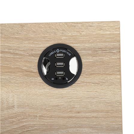 โต๊ะทำงาน FURDINI PULZAR 150 ซม. สี LIGHT OAK_3