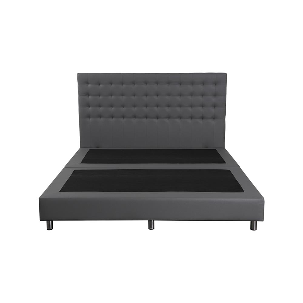 ฐานรองหัวเตียง 5 ฟุต HOME LIVING STYLE BERLIN สีเทาเข้ม