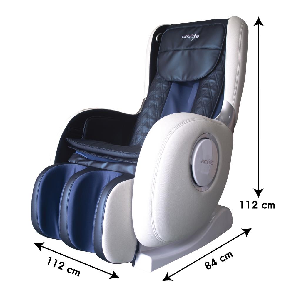 เก้าอี้นวดไฟฟ้า AMAXS SMART EZY133 สีน้ำเงิน