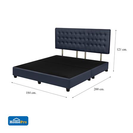 ฐานรองหัวเตียง 6 ฟุต HOME LIVING STYLE MUNICH สีกรมท่า_7