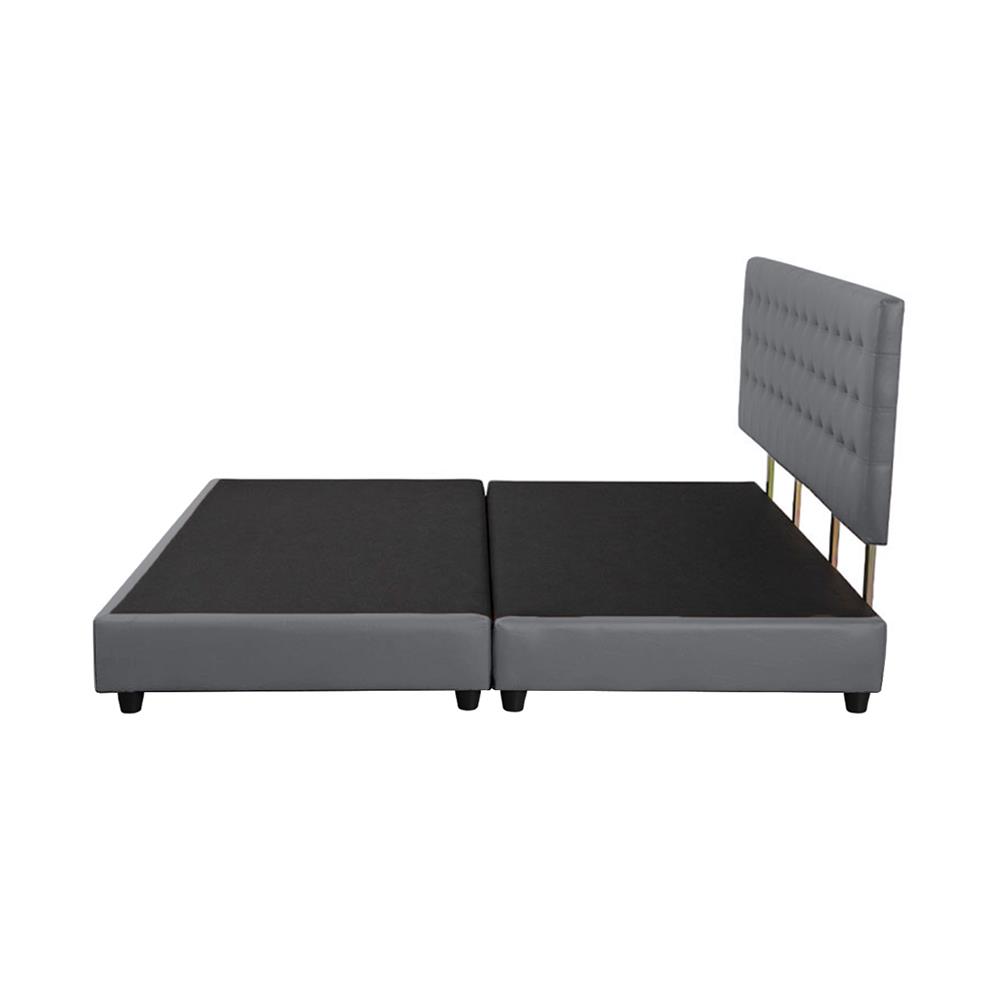 ฐานรองหัวเตียง 5 ฟุต HOME LIVING STYLE MUNICH สีเทาเข้ม