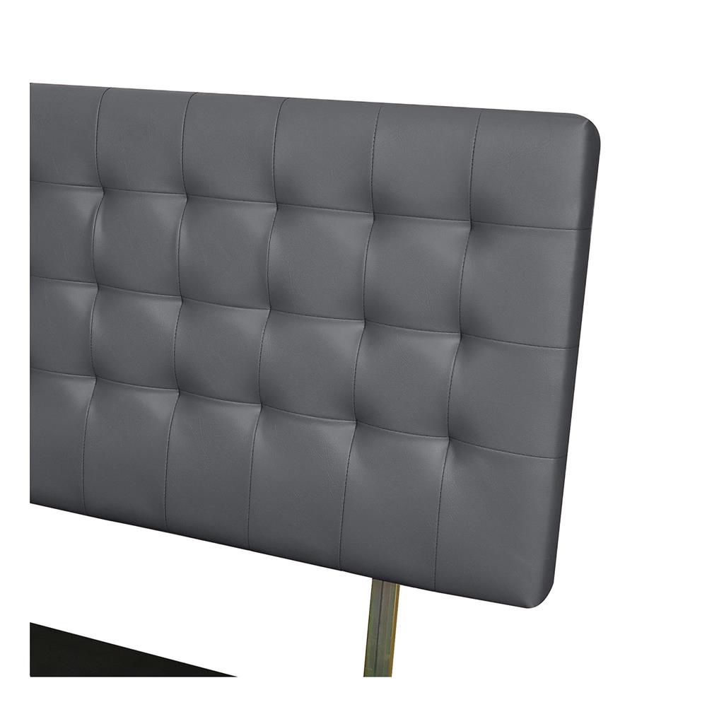 ฐานรองหัวเตียง 5 ฟุต HOME LIVING STYLE MUNICH สีเทาเข้ม