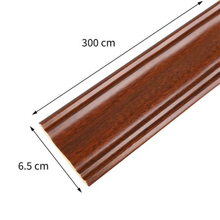 บัวฝ้าPS CROBERN-2401 6.5x300x1 ซม. สีมะค่า_5