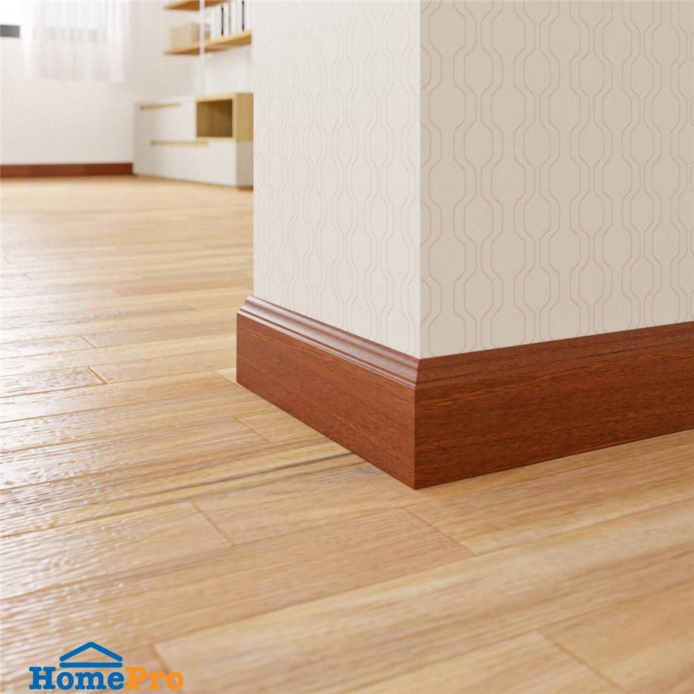 บัวพื้น PS CROBERN LD-4001 10x300x1.5 ซม. สีมะค่า