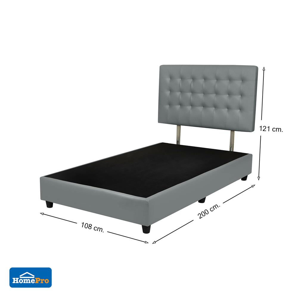 ฐานรองหัวเตียง 3.5 ฟุต HOME LIVING STYLE MUNICH สีเทาเข้ม