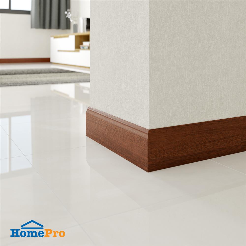 บัวพื้น PS CROBERN LD-3601 9.5x300x1.2 ซม. สีมะค่า