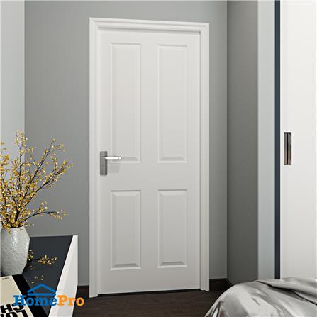 ประตูภายใน HDF AZLE ศรีวิชัย 4 ลูกฟัก 80X200 ซม. สีรองพื้น_3