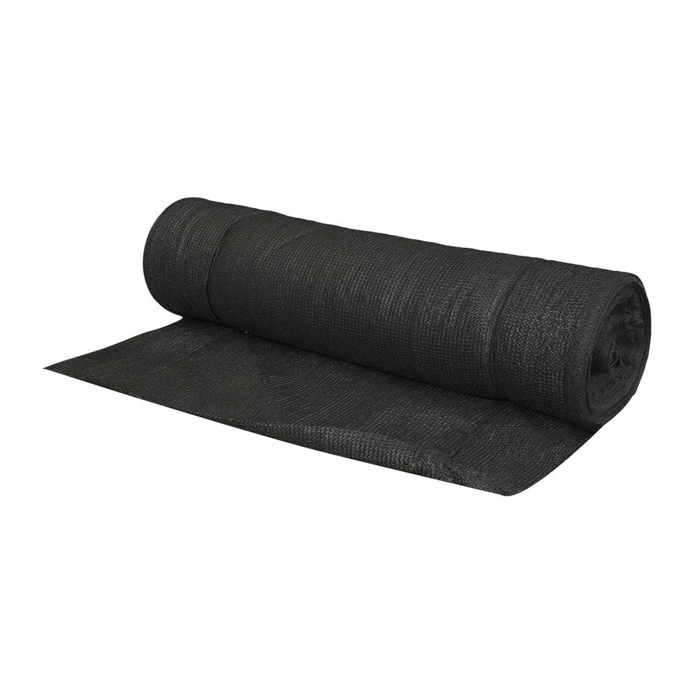 สแลนม้วนกรองแสง 80 เปอร์เซ็นต์ ทอ 3 เข็ม SPRING 1X100 หลา สีดำ