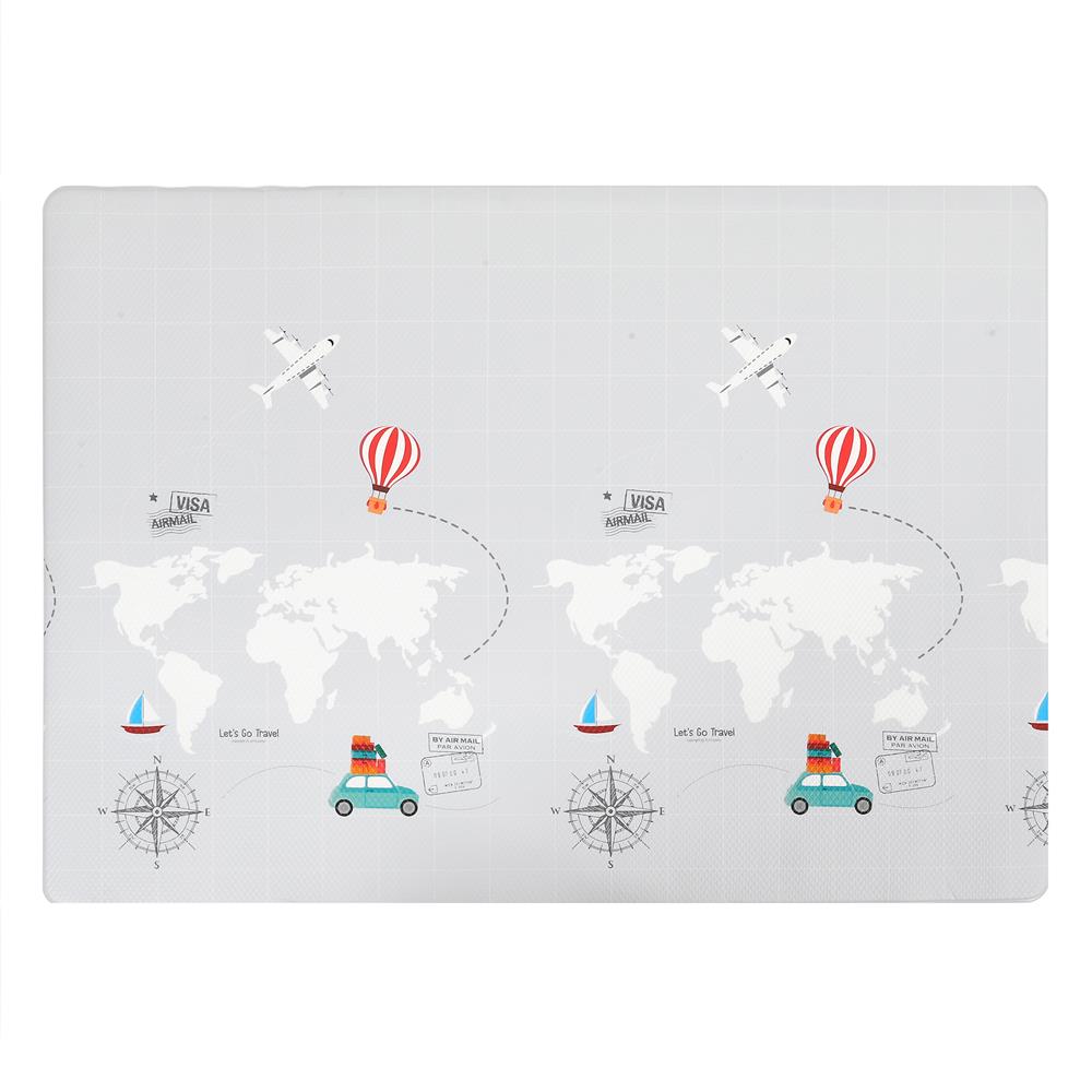 แผ่นอเนกประสงค์ HOME LIVING STYLE TRAVEL STAR 135x185 ซม. สีเทา