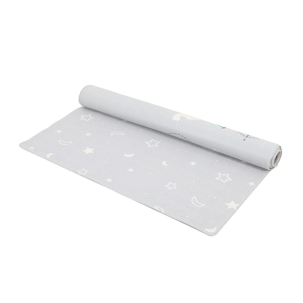 แผ่นอเนกประสงค์ HOME LIVING STYLE TRAVEL STAR 135x185 ซม. สีเทา