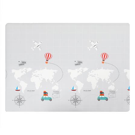 แผ่นอเนกประสงค์ HOME LIVING STYLE TRAVEL STAR 135x185 ซม. สีเทา_0