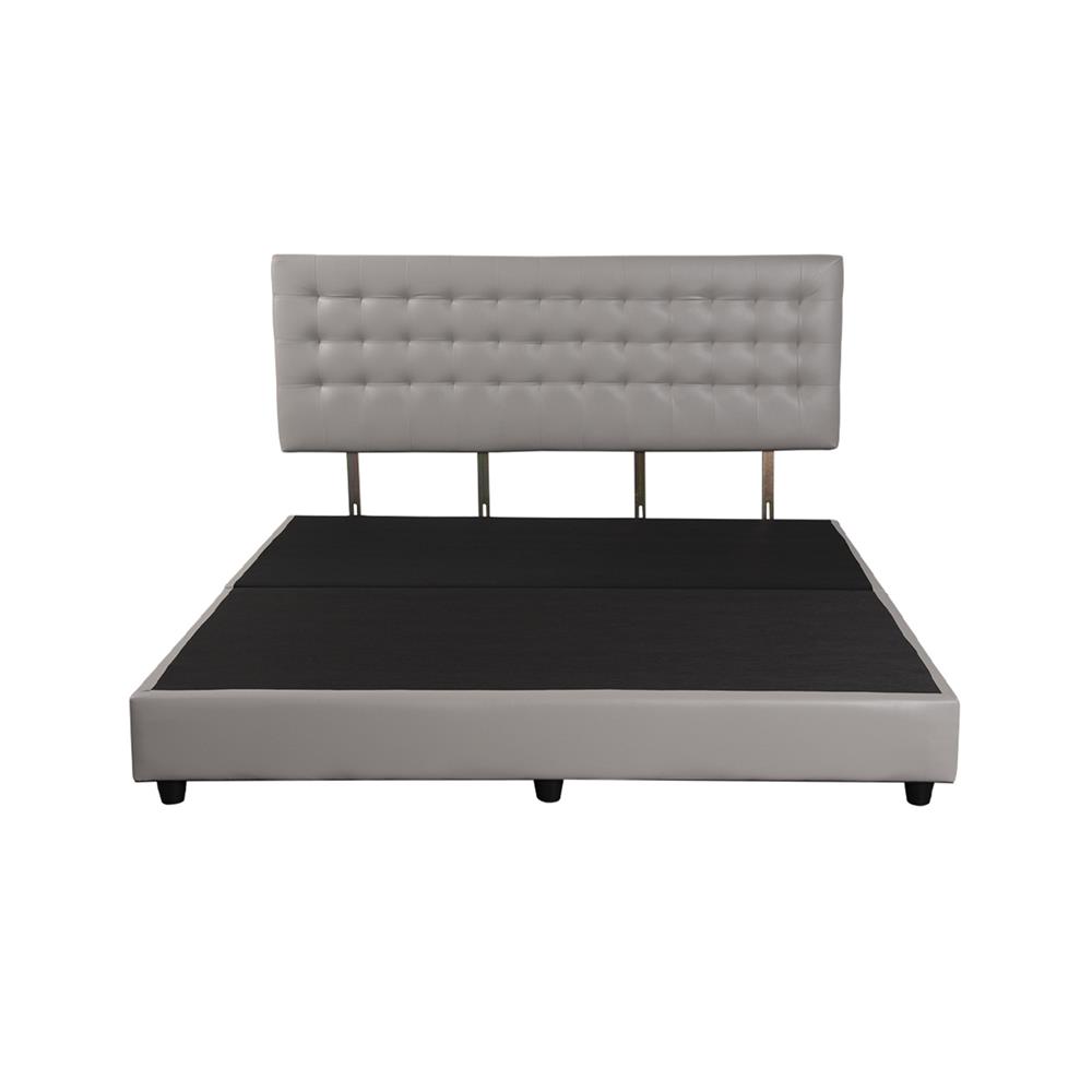 ฐานรองหัวเตียง 6 ฟุต HOME LIVING STYLE MUNICH สีเทาอ่อน