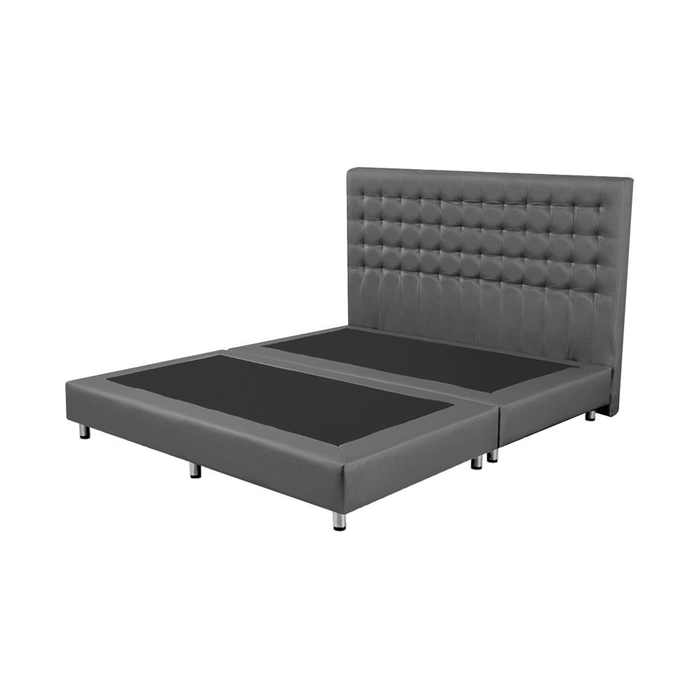 ฐานรองหัวเตียง 6 ฟุต HOME LIVING STYLE BERLIN สีเทาเข้ม