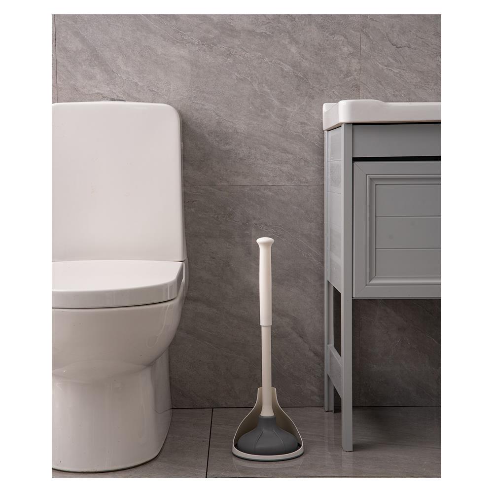 ยางปั๊มแก้ท่อตันพร้อมฐาน ACCO NAMI สีขาว